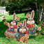 Weather Resistant and UV Resistant Wall Mounted and Hanging Easter Outdoor Decoration