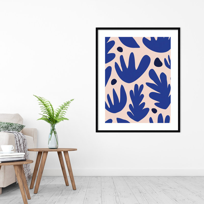 Bluebell Poster by Urban Road, 41.25" H x 33.25" W x 0.8" D, Black Framed