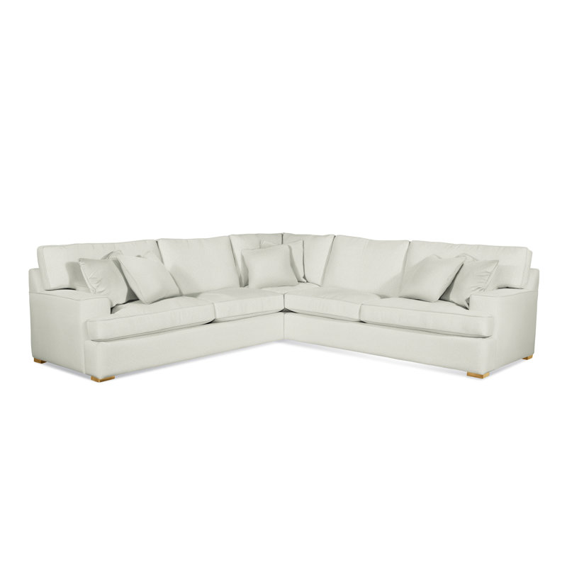 Bridgetown 3 - Piece Upholstered Sectional, Honey Finish, Elite Chocolate; 0321-72