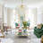 Jorina 9 - Light Iron Dimmable Geometric and Tiered Chandelier
