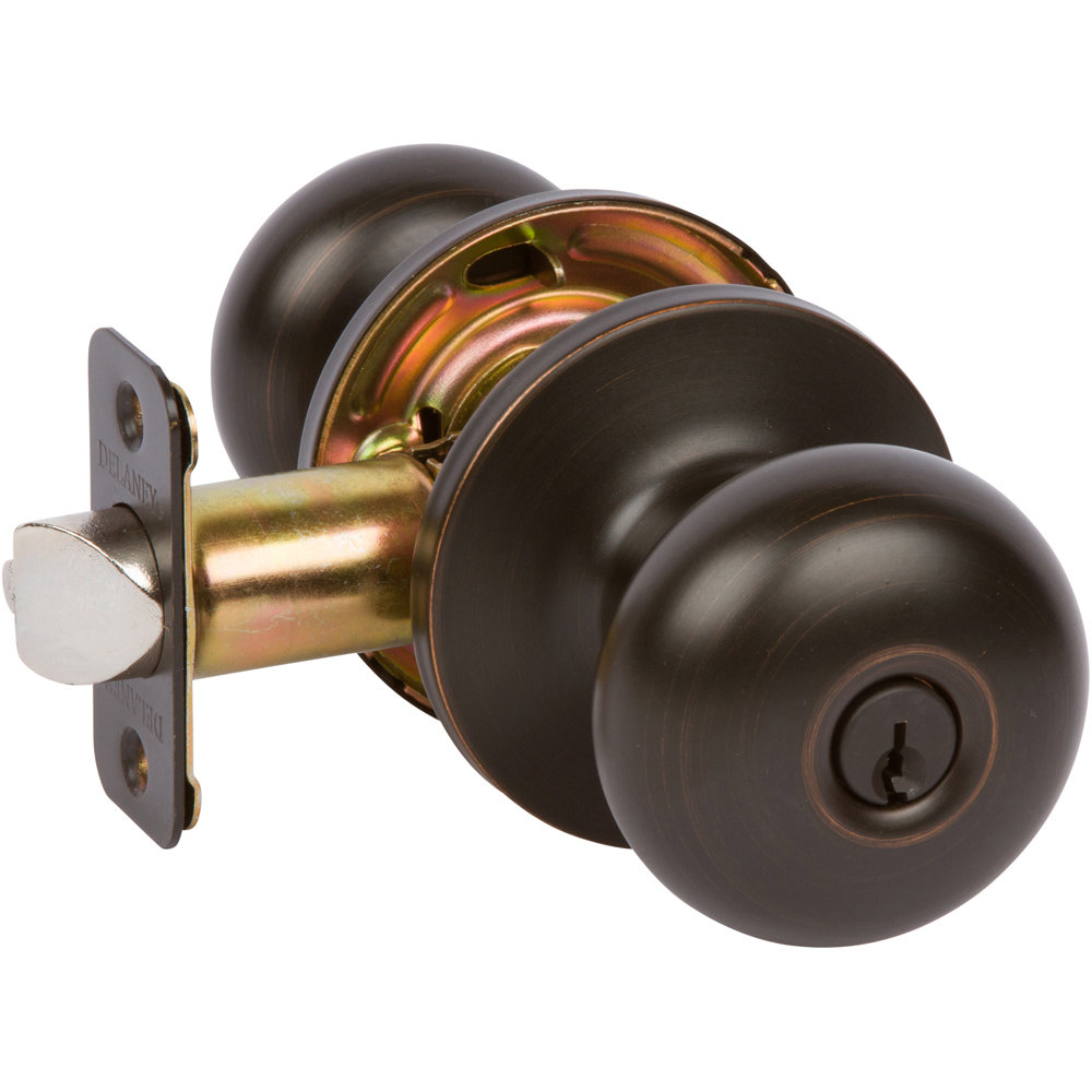 2.2'' Diameter Keyed (Entry) Oval Knob Delaney Hardware 
