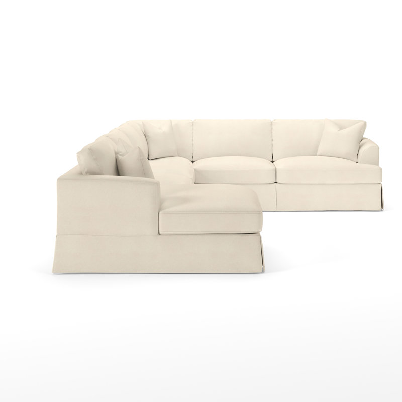 Lucia 151" W U-Shaped Sectional, Left Hand Facing, Bayou Midnight Canvas