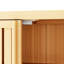 Armoire de rangement en bambou avec tablettes Koosharem 10,75