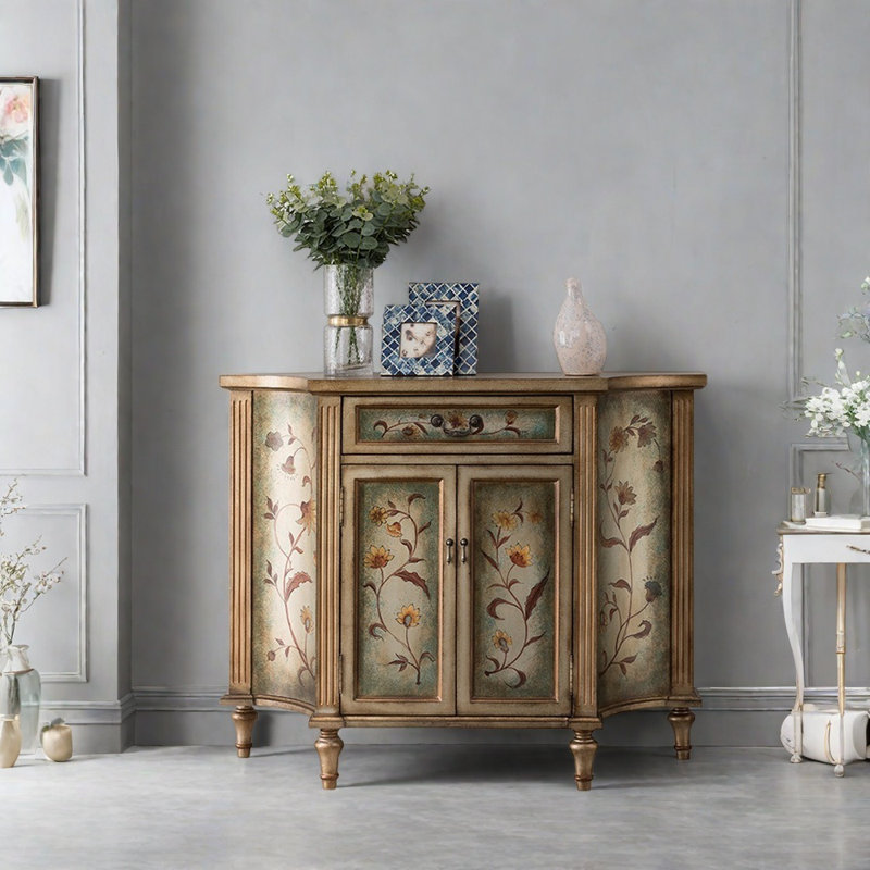 Armoire d'entrée en bois massif