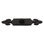 Black Push Button Doorbell