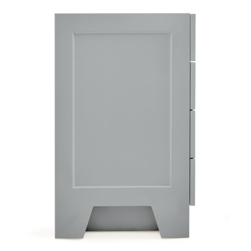 60" Single Bathroom Vanity Base Only, Gray