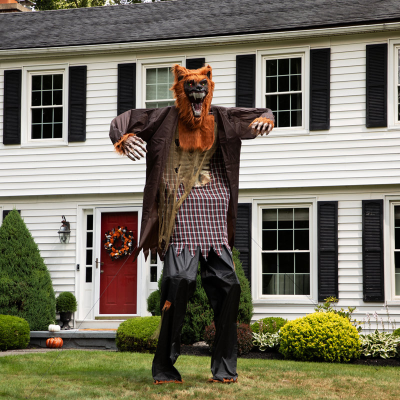 Northlight Seasonal Huge Lighted And Animated Talking Werewolf ...