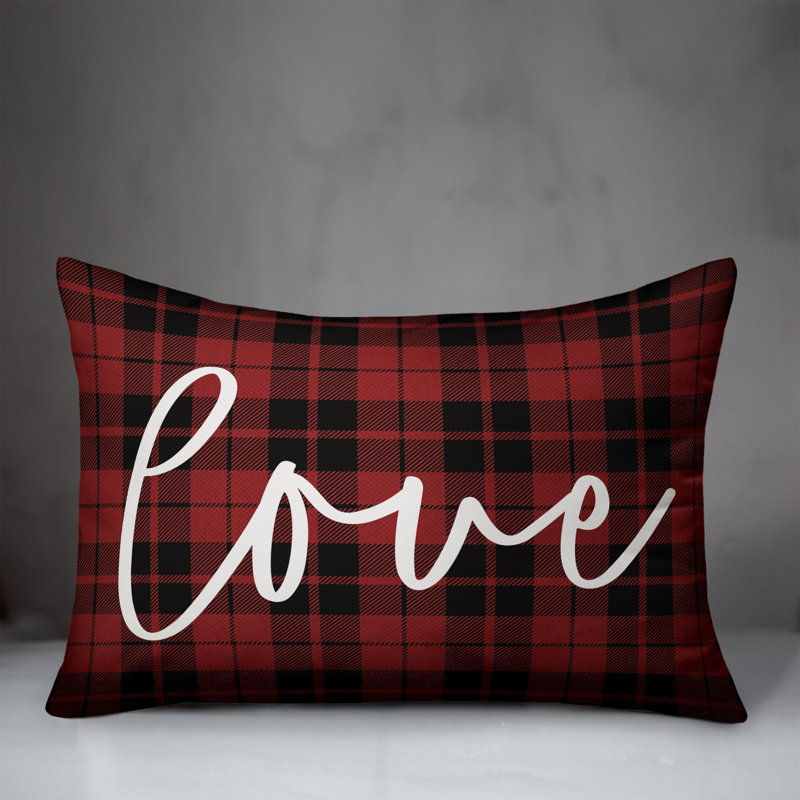 Plaid Throw Pillow