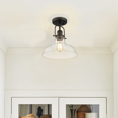 Doonfin Glass Semi Flush Mount