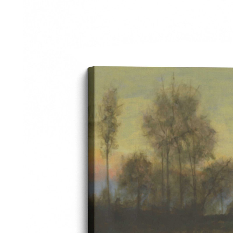 «Silent Sunset I» par Michael Willett, reproduction d'art sur toile, H 12 po x l 16 po