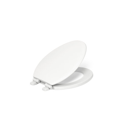 Ridgewood Quiet-Close Compression-Molded Wood Toilet Seat