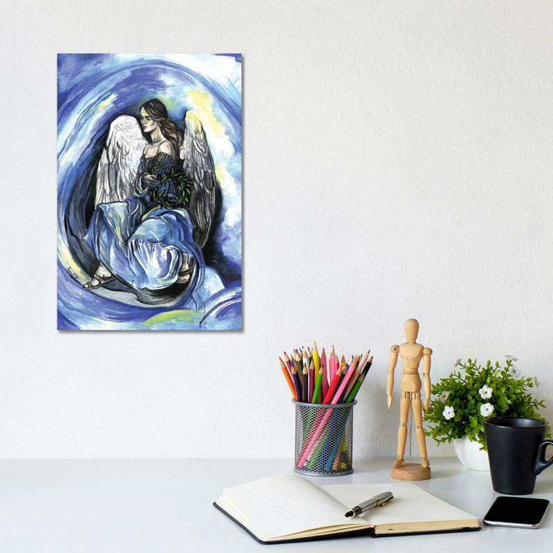 Angel Of Triumph by Fanitsa Petrou - Wrapped Canvas Print, 30.48cm H x 20.32cm W x 1.905cm D