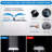 Balck Shower Heads High Pressure With Handheld Spray Combo 8'' Head System