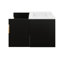 Ensemble de meuble-lavabo 60 po avec lavabo, armoire murale avec lavabo en céramique, 4 portes à fermeture douce et tablette réglable-1390930715