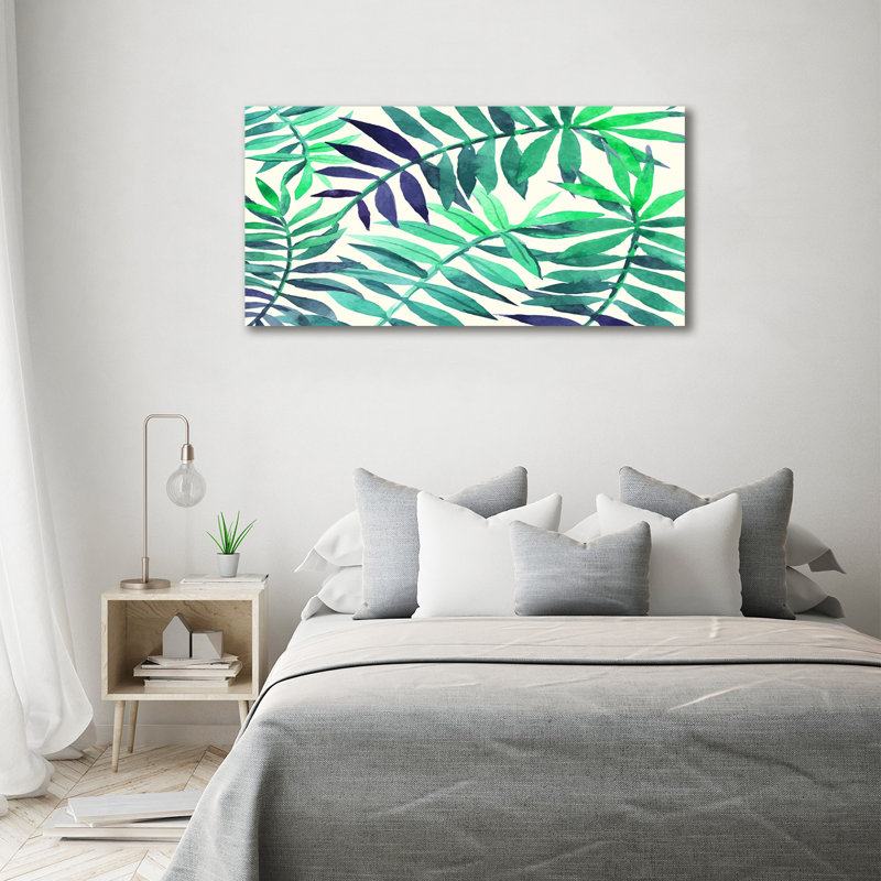 Tropical Leaves - Wrapped Canvas Print