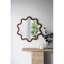 Miroir 30,43 po x 31,39 po en bois avec cadre percutant, salon, chambre à coucher et vestibule 31,2 po d'apparence remarquable