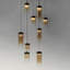 Delonda 9 Light Glass Dimmable LED Pendant-1775188574