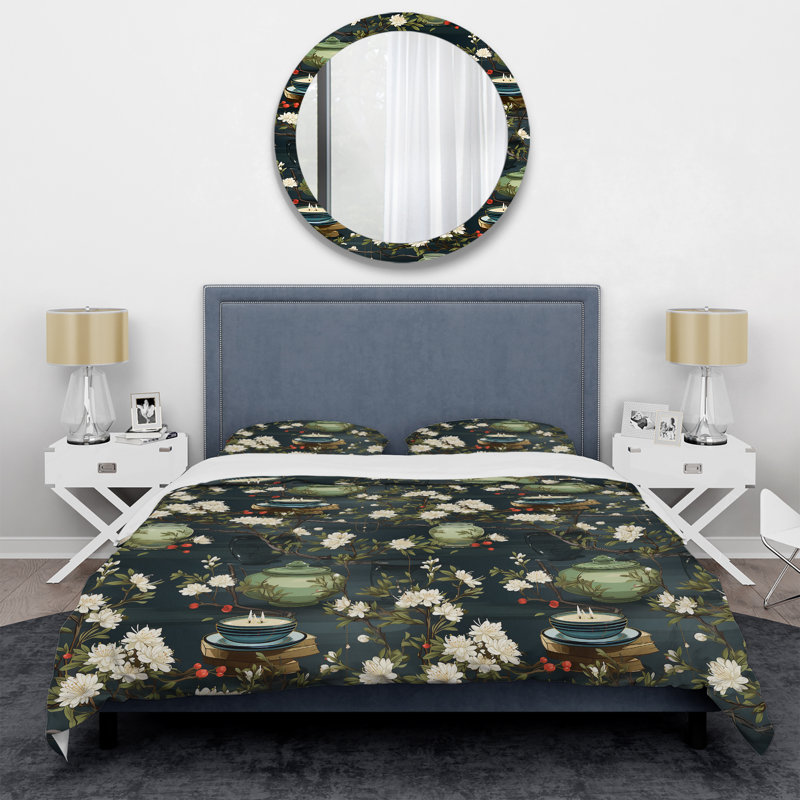 Literie Magean, Housse de couette simple + 1 taie décorative stan
