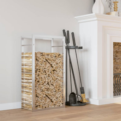 Pratolina 50 W x 28 D Metal Log Rack