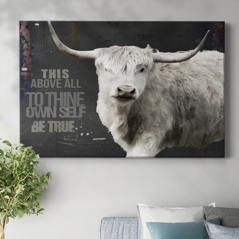 Toile tendue Longhorn