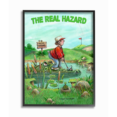 « the real tres podrawing golf drawing sports design » par gary patterson, impression