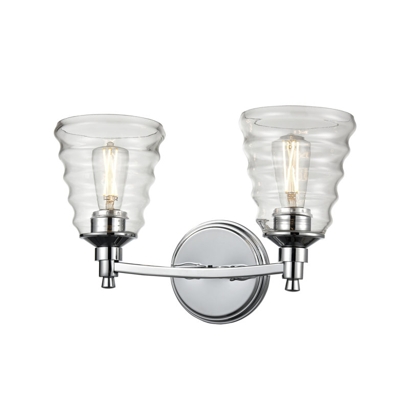 Éclairage pour meuble-lavabo 2 lumières Willersley, Chrome