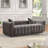 87.4'' Premium Velvet Sofa 3-Seater Loveseat-1524576018
