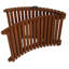 Aanijah 186cm Long Eucalyptus Single Lounger with Cushions