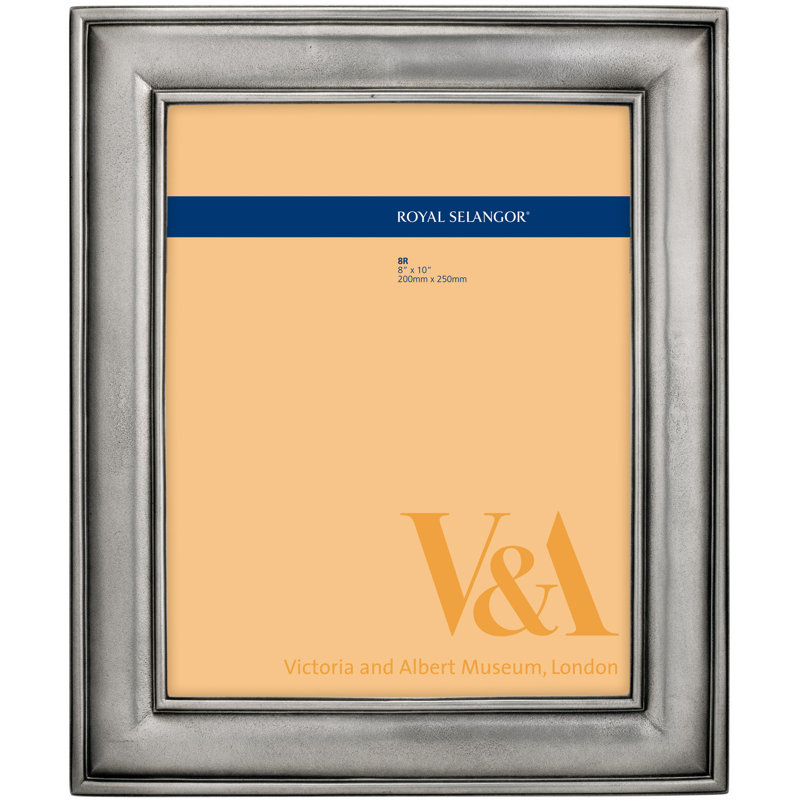 Silver Pewter Picture Frame, 8" x 10"