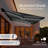 Italian Series Full Cassette Motorized Patio Awning With App + Remote-115171140-115171142