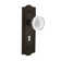 Meadows Plate with Decorative Keyhole and Crystal Meadows Knob
