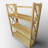 3-Shelf Folding Bookcase-2005448880