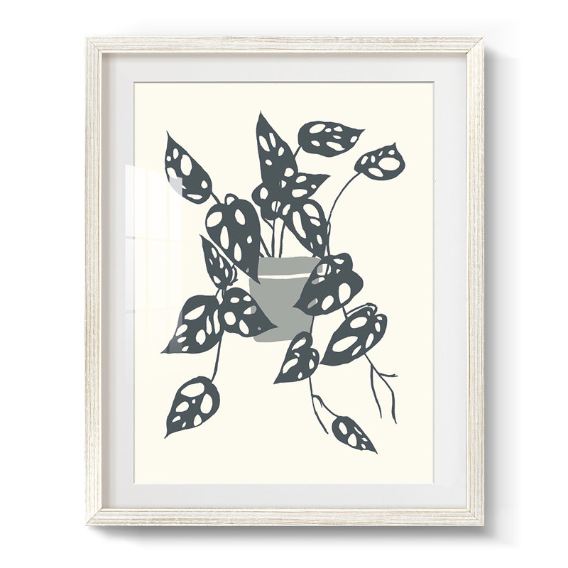 Gray Arches III - Toile tendue avec châssis, H 25,5 po x l 17,5 po, Blanc