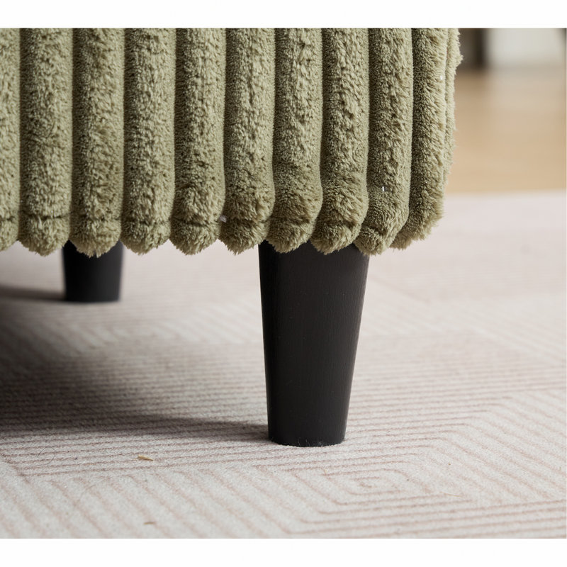Méridienne double avec 4 coussins pour l'intérieur, Vert
