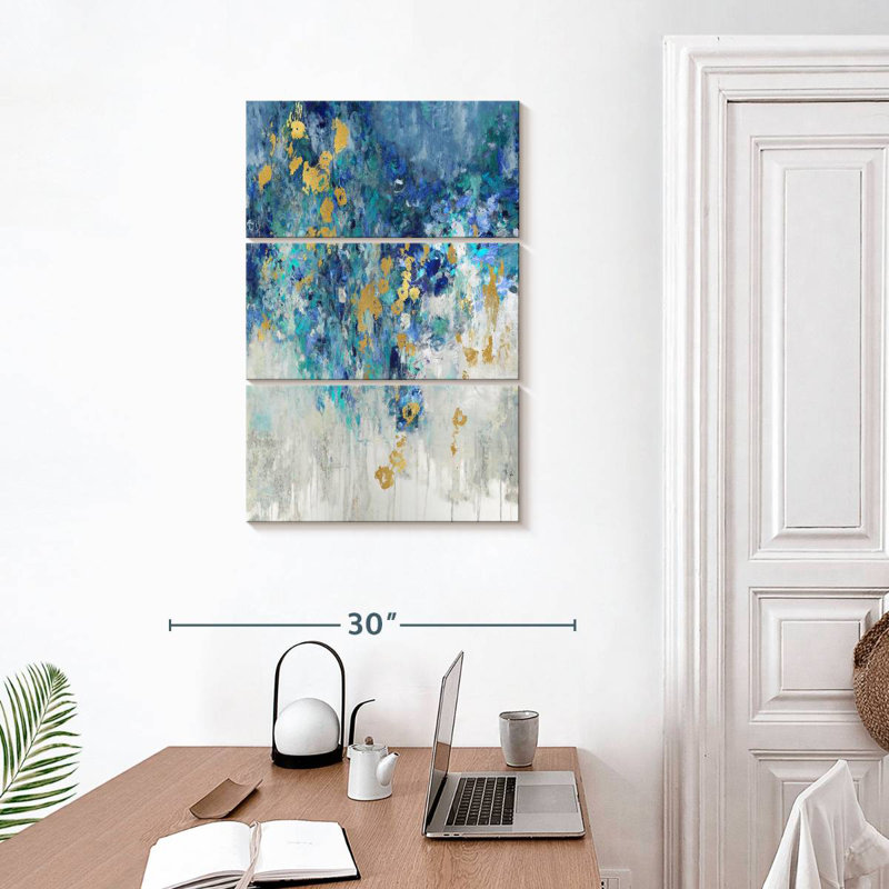 Avery Cascading Blues II, H 32 po x l 20 po