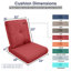 Coussins de remplacement pour siège/dossier de mobilier d'extérieur Allo 22 po L x 25 po P-100079569-111861051