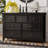 Farmhouse 7-drawer Dresser Extra Deep Storage Rustic Storage Chest Organizer For Master Bedroom & Living Space-1501953566