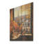 Retro Paris Window View IV - City Paris sur impression sur bois-1858059973
