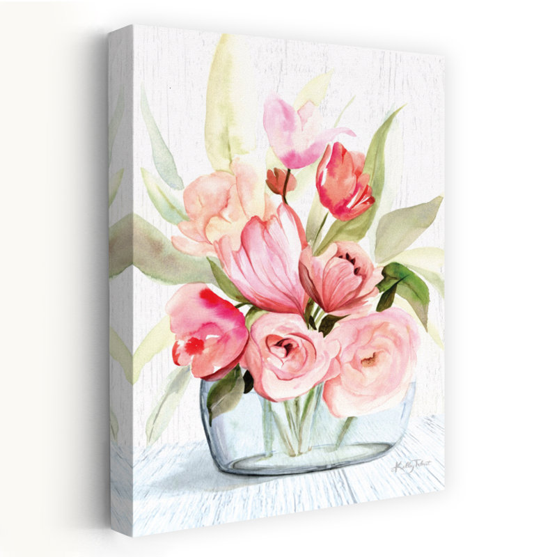 Tulipes printanières, H 24 po x l 16 po