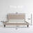 Nestl Horizontal Channel Upholstered Platform Bed-101071460-101071463