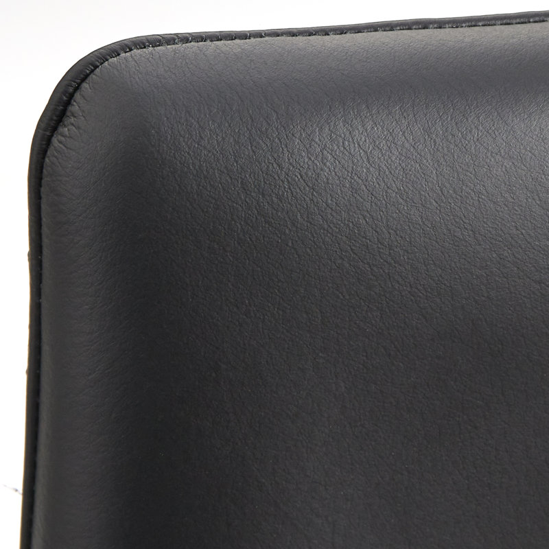 Ross Leather Parsons Chair (Set of 2), Black
