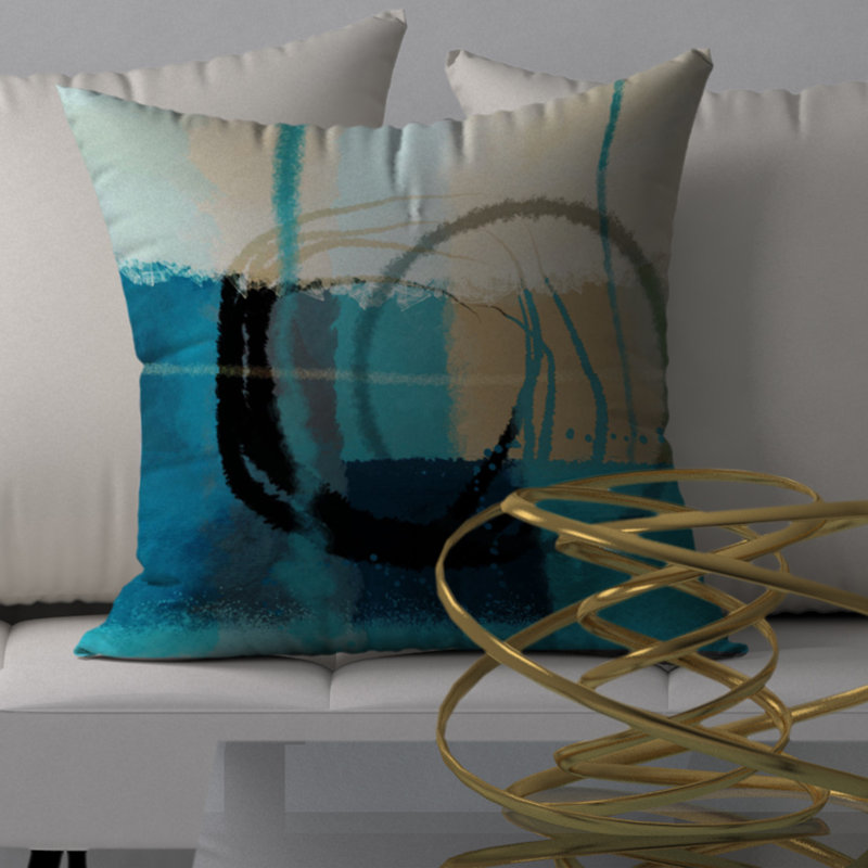 Housse de coussin décorative carrée en forme de « difference », 18 po x 18 po