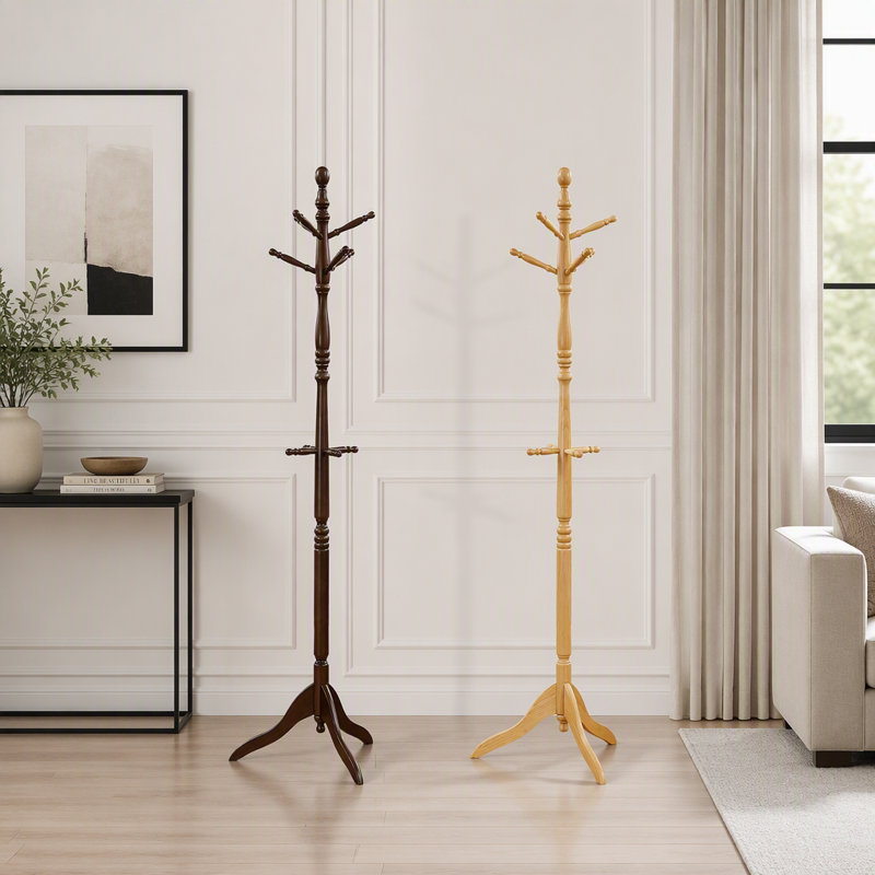 Portemanteau classique 10 pièces, Naturel