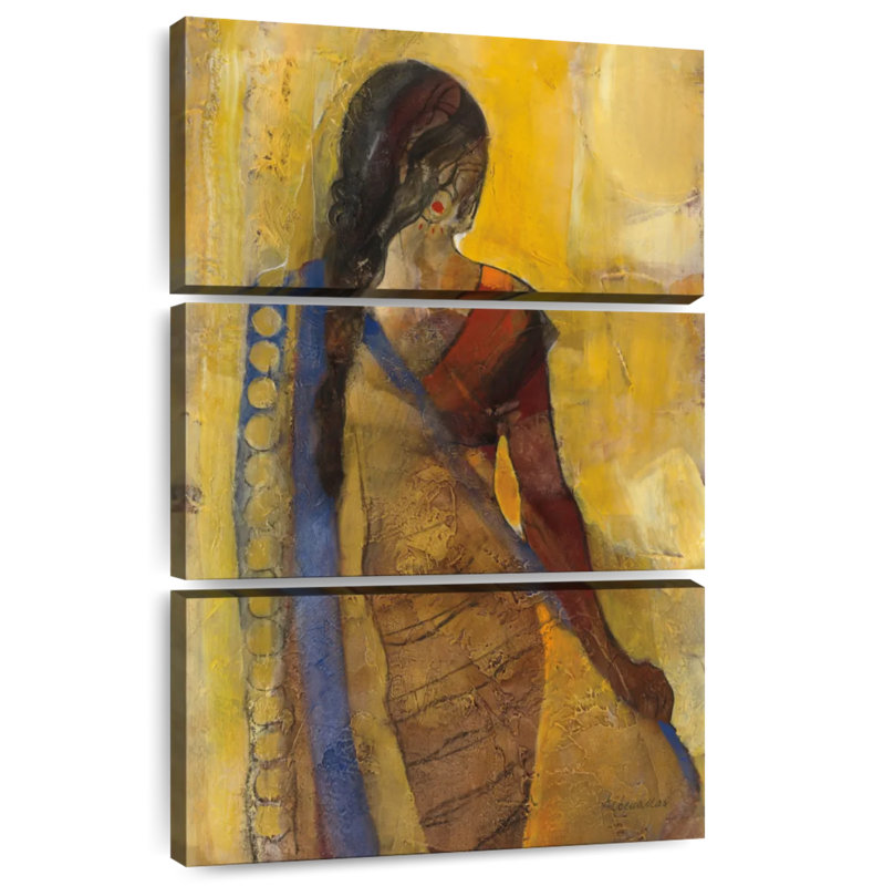 Leisha Egyptian Nefertiti Papyrus, 45" H x 28" W