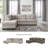 Upholstered L-Shaped Sectional-90630162-90654597