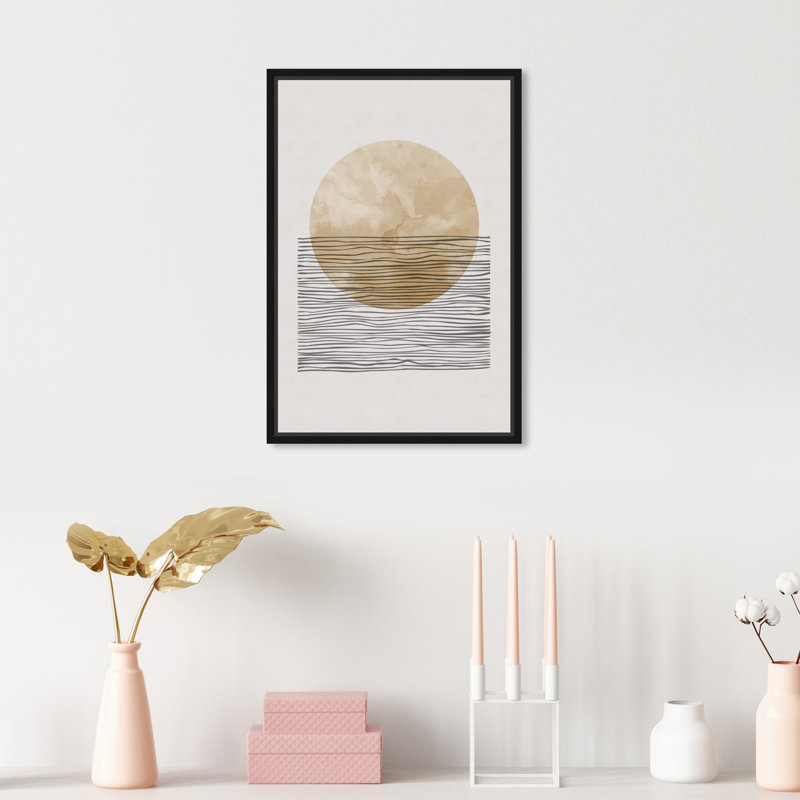 Le soleil et l'ombre II - Impression sur toile, Toile avec cadre noir, H 45 po x l 30 po