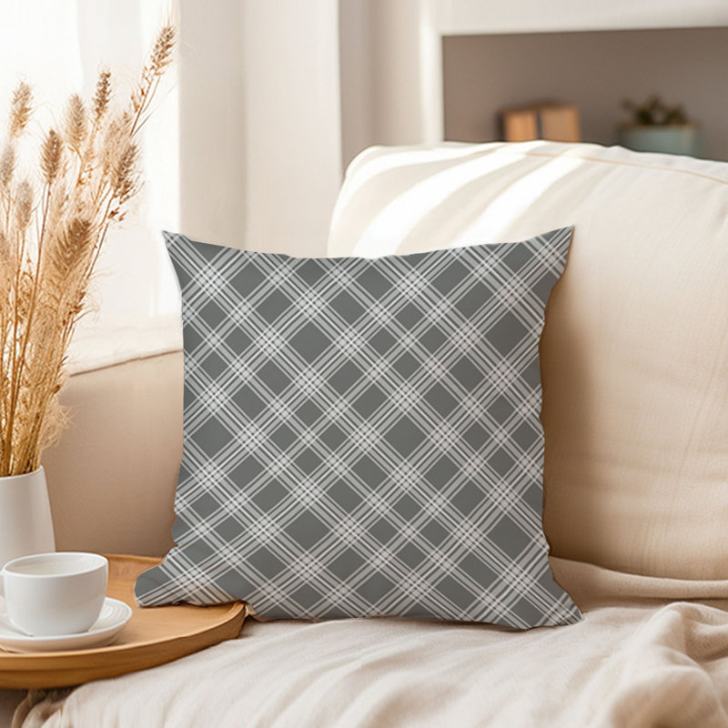 Plaid II Retro, 16"H x 16"W
