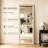 Full Length Mirror with Wood Grain Frame HD Shatterproof Floor Leaning Wall Mounted Mirror-1441041771-1441088014