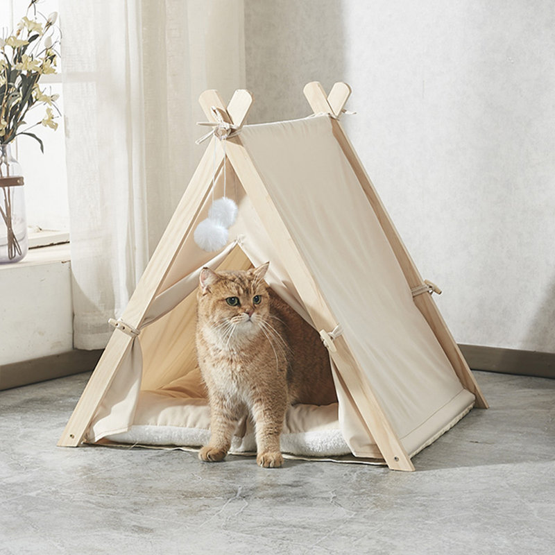 Cool Silk Cotton Pet Bed
