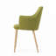 Chaise rembourrée avec pieds en bois-136967009-136967015